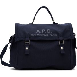 A.P.C. A.P.C. Navy 'Récupération' Messenger Bag