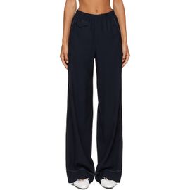 A.P.C. A.P.C. Navy Topstitched Trousers