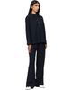 A.P.C. A.P.C. Navy Topstitched Trousers - 4