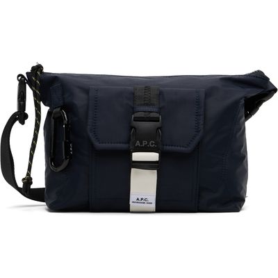 A.P.C. A.P.C. Navy Trek Satchel Bag