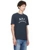 A.P.C. A.P.C. Navy Vintage-Effect T-shirt - 2