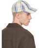 A.P.C. A.P.C. Off-White & Blue Charlie Baseball Cap - 3