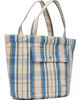 A.P.C. A.P.C. Off-White & Blue Jade Tote - 2
