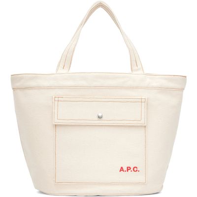 A.P.C. A.P.C. Off-White Jade Tote