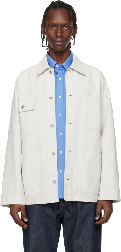 A.P.C. A.P.C. Off-White Loose-Fit Overshirt