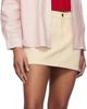 A.P.C. A.P.C. Off-White Mini-Jupe Denim Miniskirt - 4