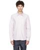 A.P.C. A.P.C. Pink & White New Greg Shirt - 1