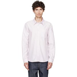 A.P.C. A.P.C. Pink & White New Greg Shirt
