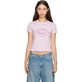 A.P.C. A.P.C. Pink Vintage Camping Logo T-shirt