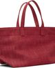 A.P.C. A.P.C. Red 'Le Drummer' Toile Small Tote - 3