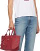 A.P.C. A.P.C. Red 'Le Drummer' Toile Small Tote - 4