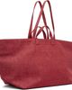 A.P.C. A.P.C. Red 'Le Drummer' Toile Tote - 3