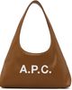 A.P.C. A.P.C. Tan Baby Ninon Shoulder Bag - 1