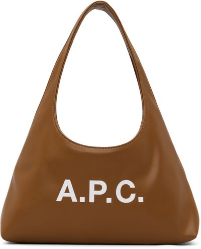 A.P.C. A.P.C. Tan Baby Ninon Shoulder Bag
