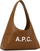 A.P.C. A.P.C. Tan Baby Ninon Shoulder Bag - 2