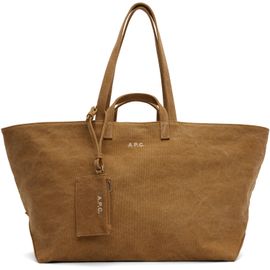 A.P.C. A.P.C. Tan Drummer Toile Tote