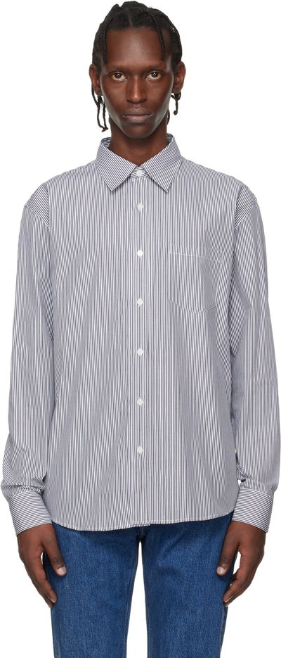 A.P.C. A.P.C. White & Black Owen Shirt