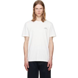 A.P.C. A.P.C. White 'A.P.C. Rue Madame' Logo T-shirt