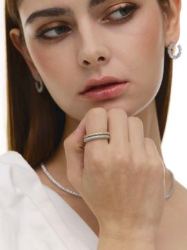 aphrose Cubic Zirconia Sterling Silver Ring