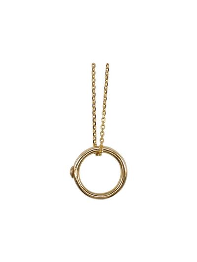 aphrose Sea Otter Delicate 18k Gold-Plated Necklace [Gold]