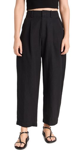 Apiece Apart Apiece Apart Bari Crop Trousers Black 2