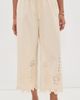 Apiece Apart Apiece Apart Embroidered Kari Pull On Pants Ecru - 2