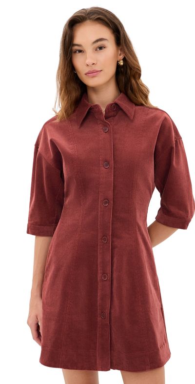 Apiece Apart Apiece Apart Luz Mini Dress Cinnamon