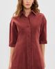 Apiece Apart Apiece Apart Luz Mini Dress Cinnamon - 2