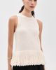 Apiece Apart Apiece Apart Maeve Knit Fringe Tank Ivory - 2