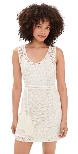 Apiece Apart Apiece Apart Rahel Tassel Mini Dress Cream