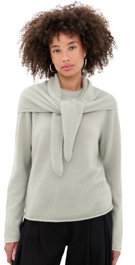 Apiece Apart Apiece Apart Softest Tissue Scarf Tie Top Seafoam