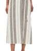 Apiece Apart Apiece Apart Stripe Marsala Wrap Skirt Affogato Stripe - 1