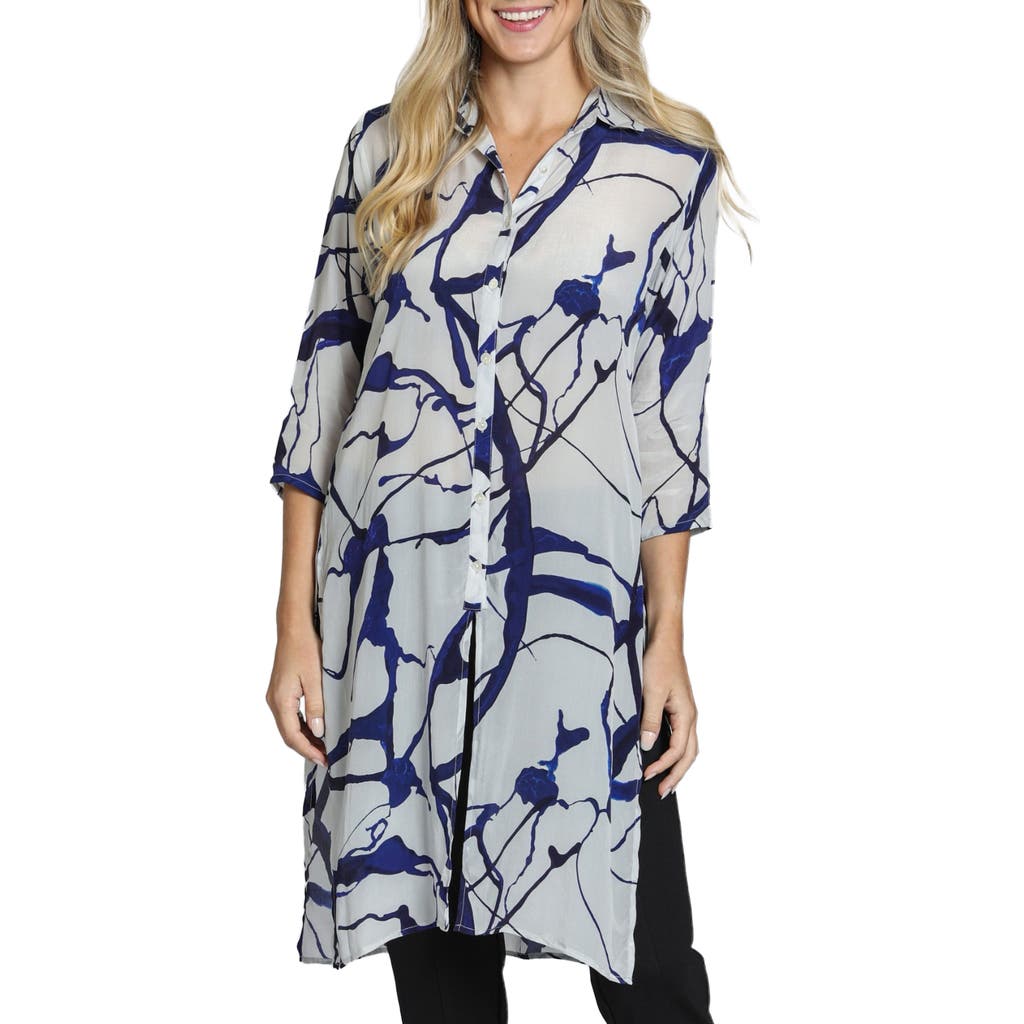 APNY APNY Abstract Print Shirtdress