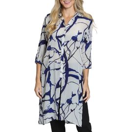 APNY APNY Abstract Print Shirtdress