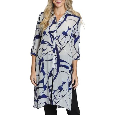 APNY APNY Abstract Print Shirtdress