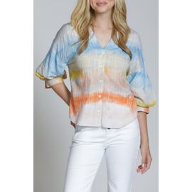 APNY APNY Blouson Sleeve Button-Up Shirt
