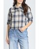 APNY APNY Check Cropped Jacket with Elbow Sleeves - 1