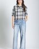 APNY APNY Check Cropped Jacket with Elbow Sleeves - 4