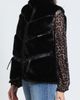 APNY APNY Chevron Panel Faux Fur Vest - 3