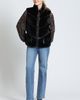 APNY APNY Chevron Panel Faux Fur Vest - 4