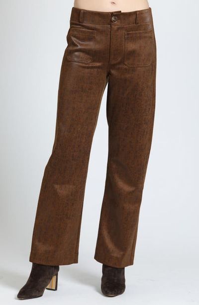 APNY APNY Coated Wide Leg Patch Pocket Pants