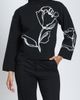 APNY APNY Contrast Floral Pullover Sweater - 1