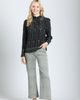 APNY APNY Croc Embossed High Waist Crop Straight Leg Jeans - 5