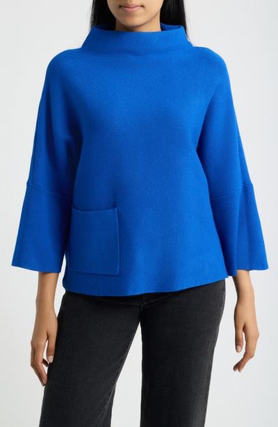 APNY APNY Funnel Neck Patch Pocket Sweater