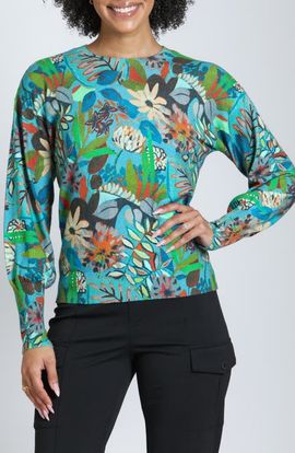 APNY APNY Harvest Wildflower Botanical Crewneck Sweater