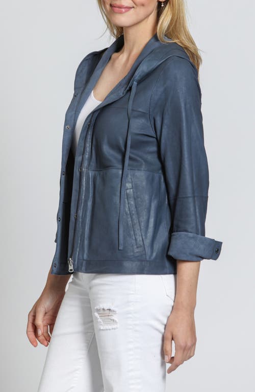 APNY APNY Hooded Suede Jacket