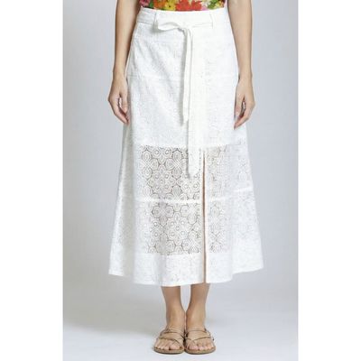 APNY APNY Lace Midi Skirt