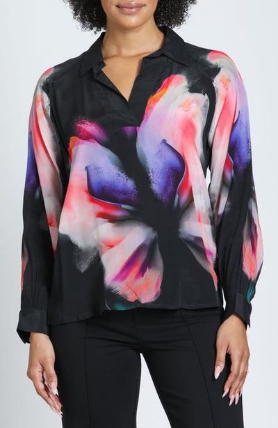 APNY APNY Long Sleeve Half Placket Pullover Top