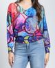 APNY APNY Overlapping Circles V-Neck Sweater - 1