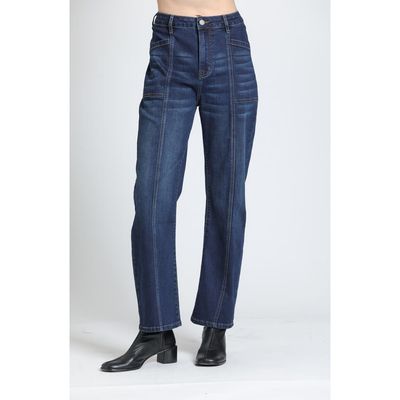 APNY APNY Seamed High Waist Barrel Leg Jeans